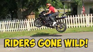 Biker CRASHES Going 160MPH + INSANE Close Calls - Adrenaline Junkies #28