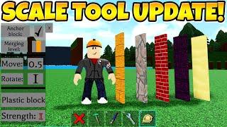 THE SCALE TOOL UPDATE! (CRAZY) Build a Boat