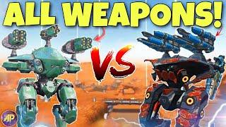   TITAN AO MING VS MUROMETZ COMPARISON WITH ALL WEAPONS || War Robots Test Server ||