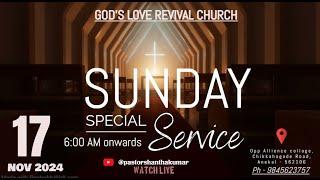 SUNDAY SERVICE ||17th NOV 2024 || Pastor Shantha Kumar