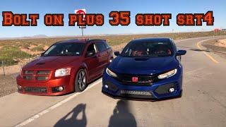 Civic Type R vs 35 shot srt4