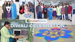 Office Diwali Bliss  | Outright Systems | Spectacle of Lights, Laughter, and Cultural Delights!