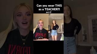 CAN YOU WEAR THIS AS A TEACHER?! creator: highimkammmm #outfit #fashion #style