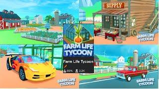 Я ПЕРЕЕХАЛ ЖИТЬ НА ФЕРМУ? Farm Life Tycoon Roblox.  Тайкон фермы Роблокс. Магнат Фермерской жизни 