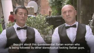 Domenico Dolce and Stefano Gabbana talk about Martini Gold