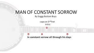 Man of Constant Sorrow by Soggy Bottom Boys - Easy acoustic chords and lyrics