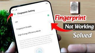 fingerprint lock not working | Mobile fingerprint lock not working | Fingerprint lock kaise lagaye