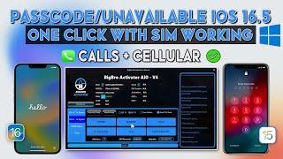 Unlock Passcode / iPhone Unavailable iOS 16.5 - 15xx iPhone X With Sim Working || BigBro_Activator