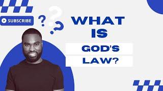 What is God’s Law? - Think Tank Tuesday Ep 2 | Darius Nelms