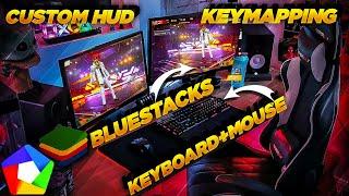 কিভাবে Free Fire Pc Mouse + Keyboard এ খেলবেন ? Best Settings Custom Hud Key mapping By Kabbo