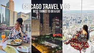 CHICAGO TRAVEL VLOG: Exploring Chicago iconic landmarks, best restaurants and rooftop bars!