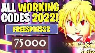 *NEW* ALL WORKING CODES FOR DEADLY SINS RETRIBUTION OCTOBER 2022! DEADLY SINS RETRIBUTION CODES