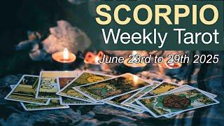 SCORPIO "CATCHING A LUCKY BREAK! AN UNEXPECTED MESSAGE" Weekly Tarot Reading June 23rd to 29th 2025