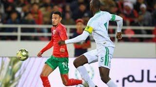 Noussair Mazraoui defending skills | Morocco vs Mauritania