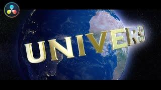 Universal Studios Logo Intro Animation in Davinci Resolve - (STEP BY STEP)