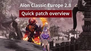 Aion Classic: Patch 2.8 Overview and Key Changes