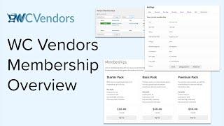 WC Vendors Membership Overview