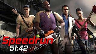 Left 4 Dead 2 Speedrun in 51:42 | Main Campaigns Solo