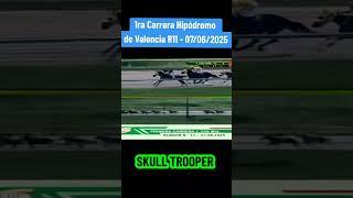SKULL TROOPER - 1ra Carrera hipódromo de Valencia R11 #foryou #caballos #hipismo #inh #parati #viral