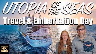 Utopia of the Seas | Travel and Embarkation Day | Royal Caribbean