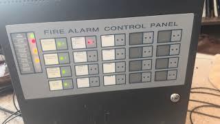 Notifier System 500 Fire Alarm Control Panel Test and Reset