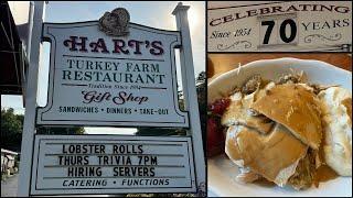 HARTS TURKEY FARM RESTAURANT ~ 70TH ANNIVERSARY!  MEREDITH, NEW HAMPSHIRE