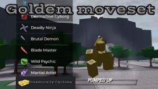 Goldem moveset