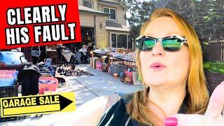 He Admitted It Was Fault | Garage Sale for Reselling on Ebay