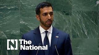 UAE Minister of State addresses world leaders at UN General Assembly