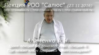 Где лежит ключ здоровья - митохондрии? (А.Н. Алименко)