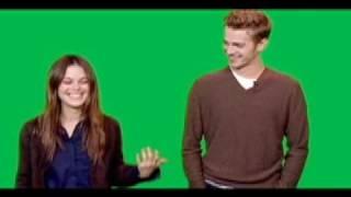 Rachel Bilson & Hayden Christensen behind the scenes