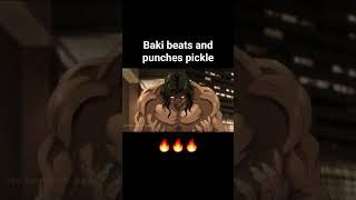 Baki punches pickle #shorts #bakinetflix #baki #yujirohanma #yujiro #picklehanma #bakiseason2