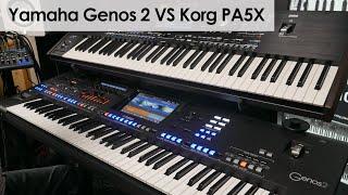 Yamaha Genos 2 Vs Korg PA5X - Sounds and Styles Comparison