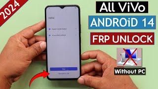 All Vivo Android 14 Frp Unlock/Bypass Google Ac Lock Without PC - Accessibility Not Working 2024