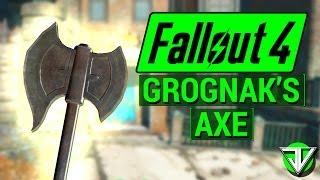 FALLOUT 4: How To Get GROGNAK’S AXE and COSTUME! (Unique Weapon/Armor Guide)