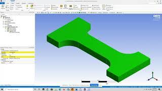 ANSYS Tutorial: Tensile Test using Explicit Dynamics