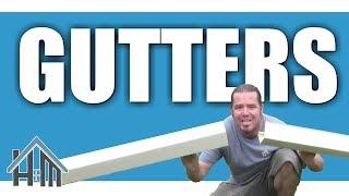 How to install replace gutters by yourself. Easy! Home Mender.