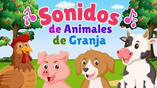  Sonidos de Animales de la Granja | Aprende Jugando 