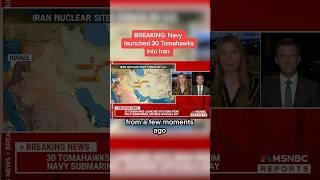 BREAKING: Navy launched 30 Tomahawks into Iran