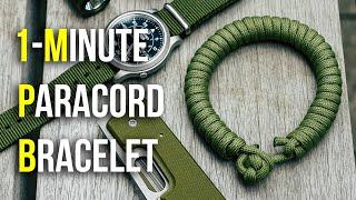 Quick Deploy Bracelet That You Can Make/Unravel It In 1 MINUTE!