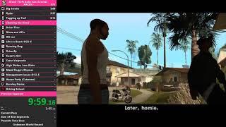 GTA San Andreas - Los Santos Speedrun [1:34:39]