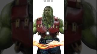 Hulk + Thor + Hulk buster + Drax + Dr strange || fusion art || #shorts #youtubeshorts