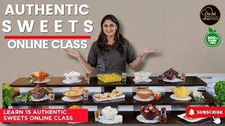 Learn Authentic Indian Sweets Online | To Buy +91 8551 8551 03 |  8551 8551 04 Om Sai Cooking Class