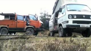 CampervanCulture.com VW T3 Syncros in Wales, off roading and wild camping