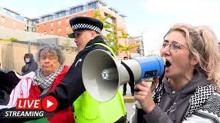 Police Deal With Palestine Camera Blocker 