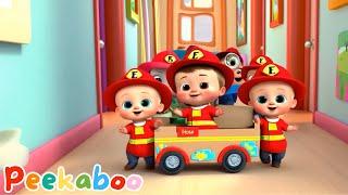 Fire Drill Song | Peekaboo Nursery Rhymes & Kids Songs