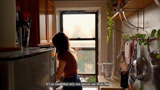 A tiny kitchen in a Brooklyn studio apartment | How to live small