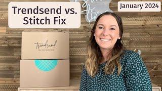 Trendsend vs. Stitch Fix | A clothing subscription comparison | Unboxing & Try-On