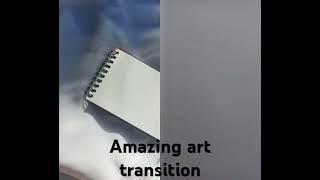 amazing art transition #art #drawing #painting #artjourneyatozee #artwork #artistictransformation