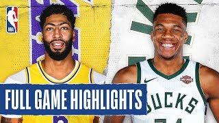 LAKERS at BUCKS | FULL GAME HIGHLIGHTS | December 19, 2019